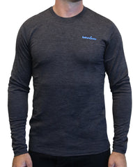 Men's 100% Merino Wool Long Sleeve Crew Neck Shirt 190 GSM Men's 100% Merino Wool Long Sleeve Crew Neck Shirt 190 GSM