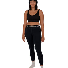 NorthWool Women's Merino Wool Thermal Leggings (Navy) NorthWool Women's Merino Wool Thermal Leggings (Navy)