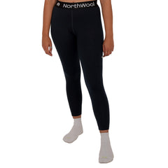 NorthWool Women's Merino Wool Thermal Leggings (Navy) NorthWool Women's Merino Wool Thermal Leggings (Navy)
