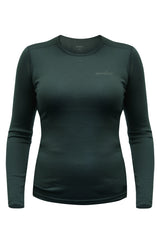 Women's 100% Merino Wool Base Layer Long Sleeve Crew Neck Shirt 190 GSM Women's 100% Merino Wool Base Layer Long Sleeve Crew Neck Shirt 190 GSM