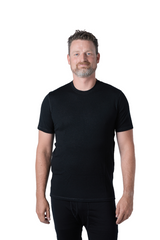 Men's 100% Merino Wool Short Sleeve T-Shirt 180 GSM - Lightweight Men's 100% Merino Wool Short Sleeve T-Shirt 180 GSM - Lightweight