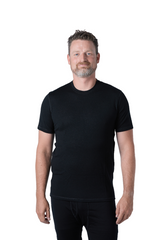 Men's 100% Merino Wool Short Sleeve T-Shirt 180 GSM - Lightweight