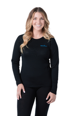 Women's 100% Merino Wool Base Layer Long Sleeve Crew Neck Shirt 190 GSM Women's 100% Merino Wool Base Layer Long Sleeve Crew Neck Shirt 190 GSM