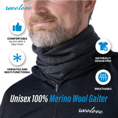 Unisex Neck Gaiter - Reversible Two-Tone Unisex Neck Gaiter - Reversible Two-Tone