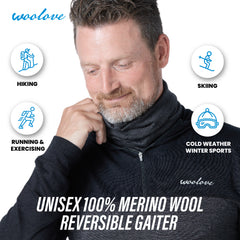 Unisex Neck Gaiter - Reversible Two-Tone Unisex Neck Gaiter - Reversible Two-Tone