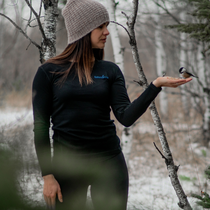 Women's 100% Merino Wool Long Underwear Base Layer Leggings 190 GSM - Woolove Apparel Women's 100% Merino Wool Long Underwear Base Layer Leggings 190 GSM - Woolove Apparel