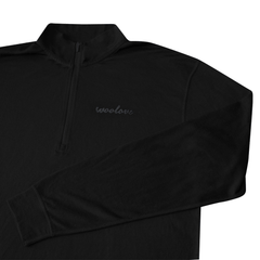 Men's 100% Merino Wool 1/4 Zip Baselayer Pullover - Woolove Apparel Men's 100% Merino Wool 1/4 Zip Baselayer Pullover - Woolove Apparel