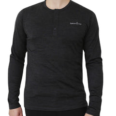 Men's 100% Merino Wool Long Sleeve Henley 190g - Woolove Apparel Men's 100% Merino Wool Long Sleeve Henley 190g - Woolove Apparel