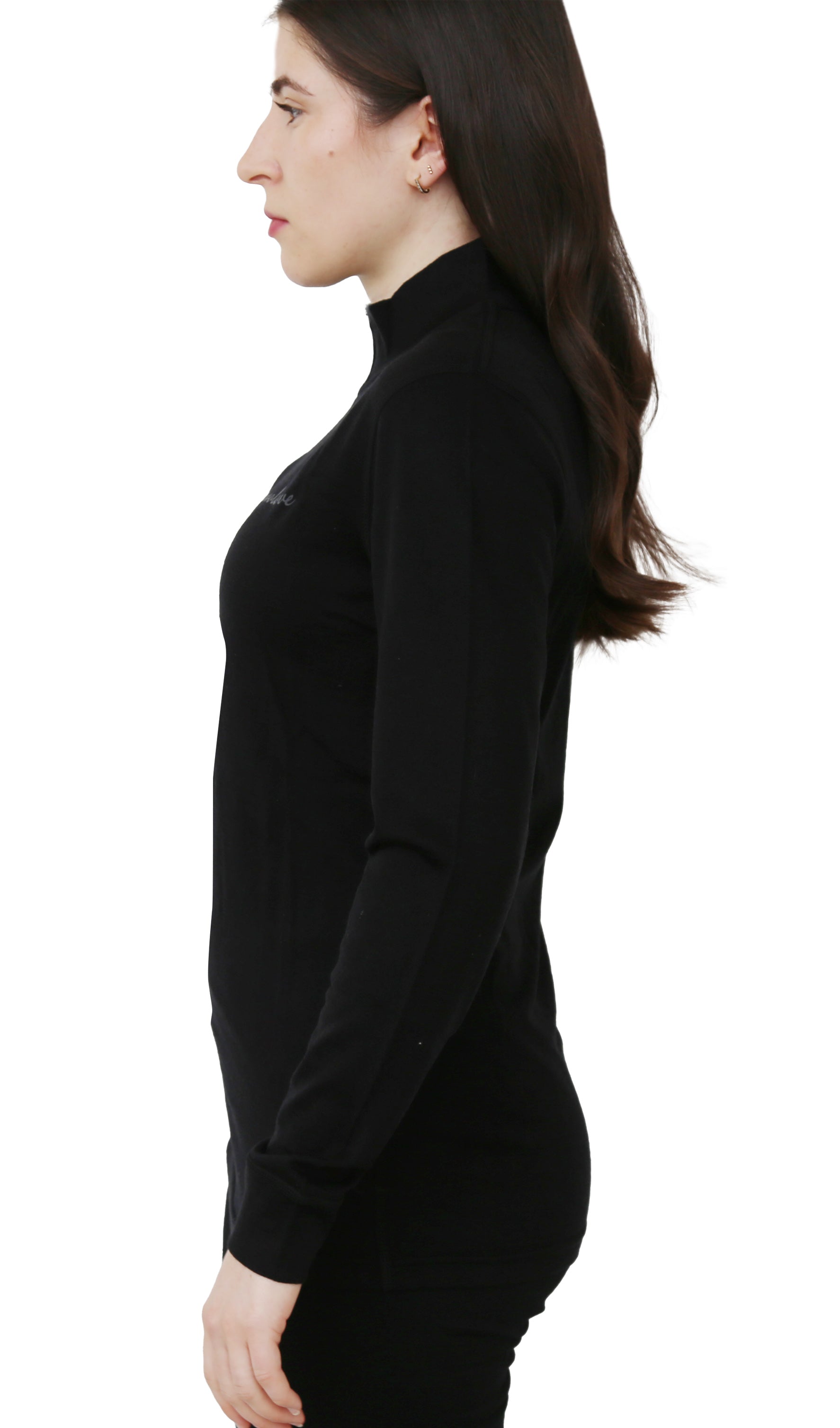 Women's 100% Merino Wool 1/4 Zip Pullover - Woolove Apparel Women's 100% Merino Wool 1/4 Zip Pullover - Woolove Apparel
