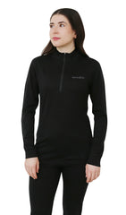 Women's 100% Merino Wool 1/4 Zip Pullover - Woolove Apparel Women's 100% Merino Wool 1/4 Zip Pullover - Woolove Apparel
