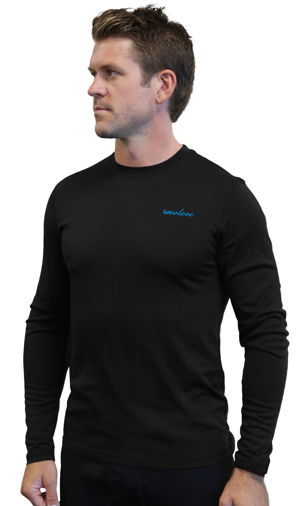 Men's Merino Wool Long Sleeve Crew Neck — Midweight