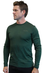 Men's Merino Wool Long Sleeve Crew Neck — Midweight