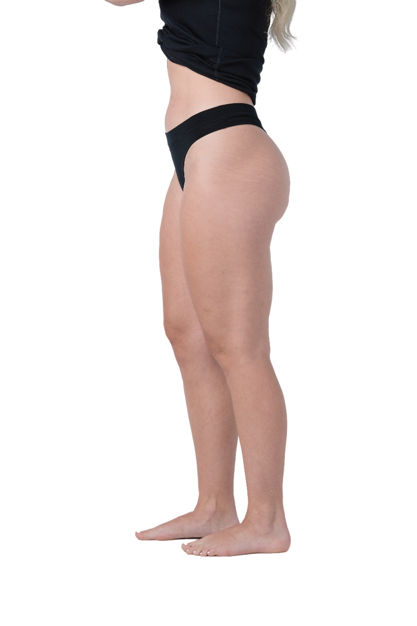 Women's Odour Blocking Merino Wool Underwear - Thong - Woolove Apparel