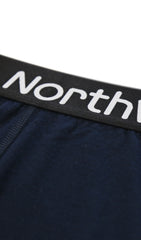 NorthWool Women's Merino Wool Thermal Leggings (Navy)