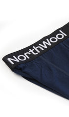 NorthWool Women's Merino Wool Thermal Leggings (Navy)