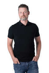 Chemise de golf 100 % laine mérinos Woolove pour homme (avec poche)