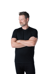 Men's 100% Merino Wool Short Sleeve T-Shirt 180 GSM - Lightweight