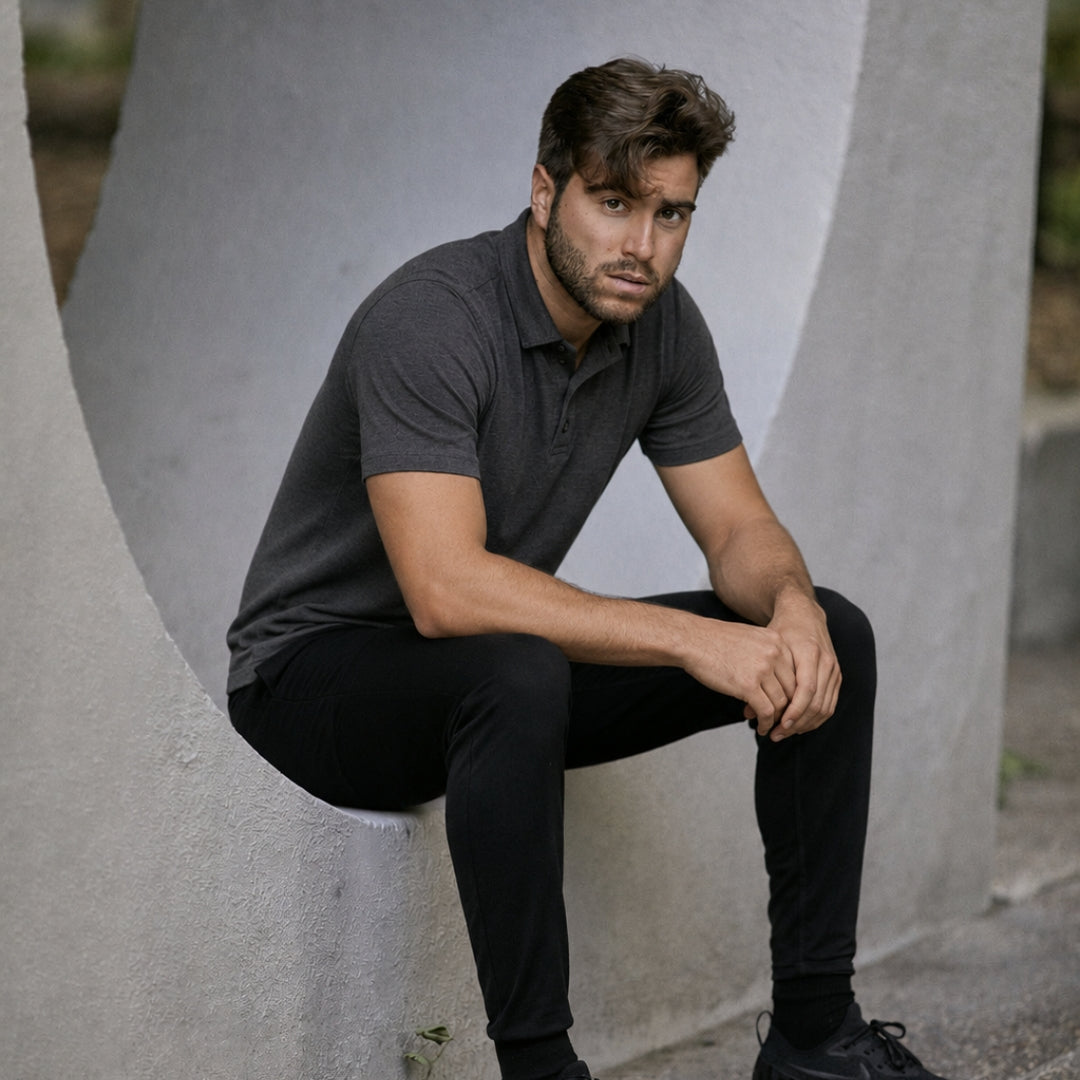 Men's Merino Wool Golf Polo — Lightweight - Woolove Apparel
