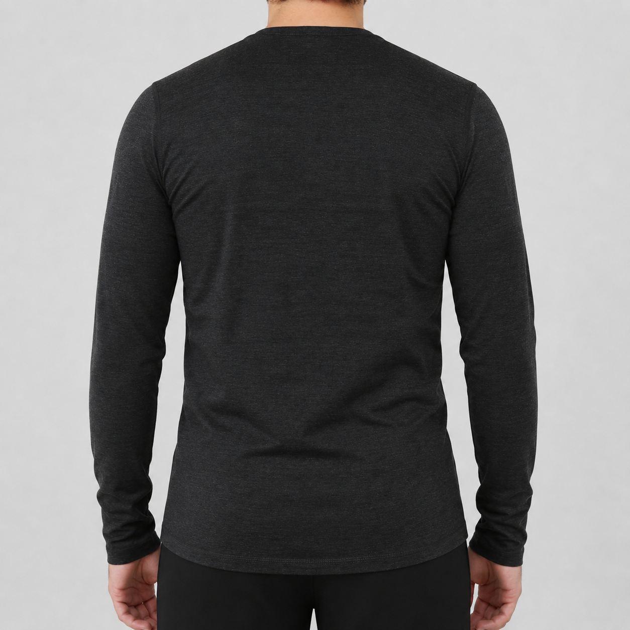 Men's Merino Wool Long Sleeve Henley — Midweight - Woolove Apparel