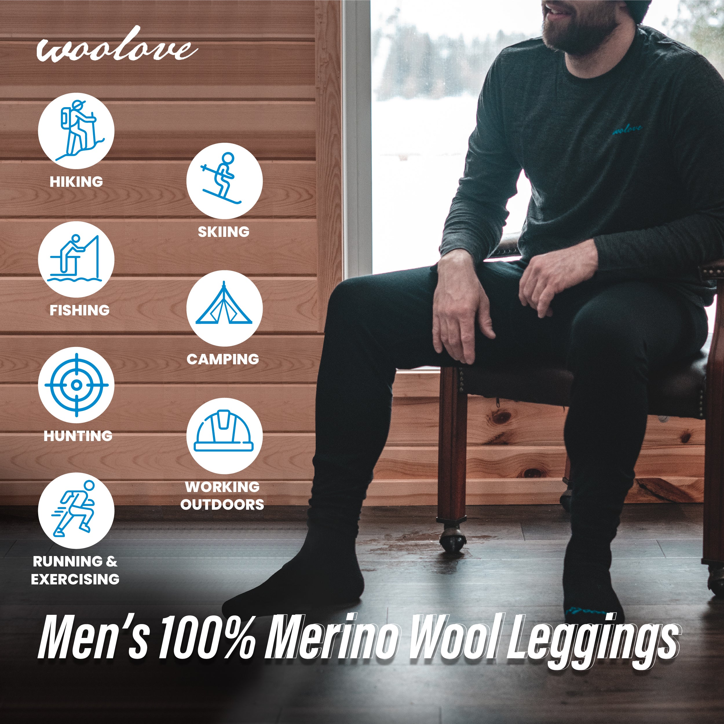Thermal Underwear Men Merino Wool