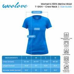 Women's Merino Wool T-Shirt — Lightweight