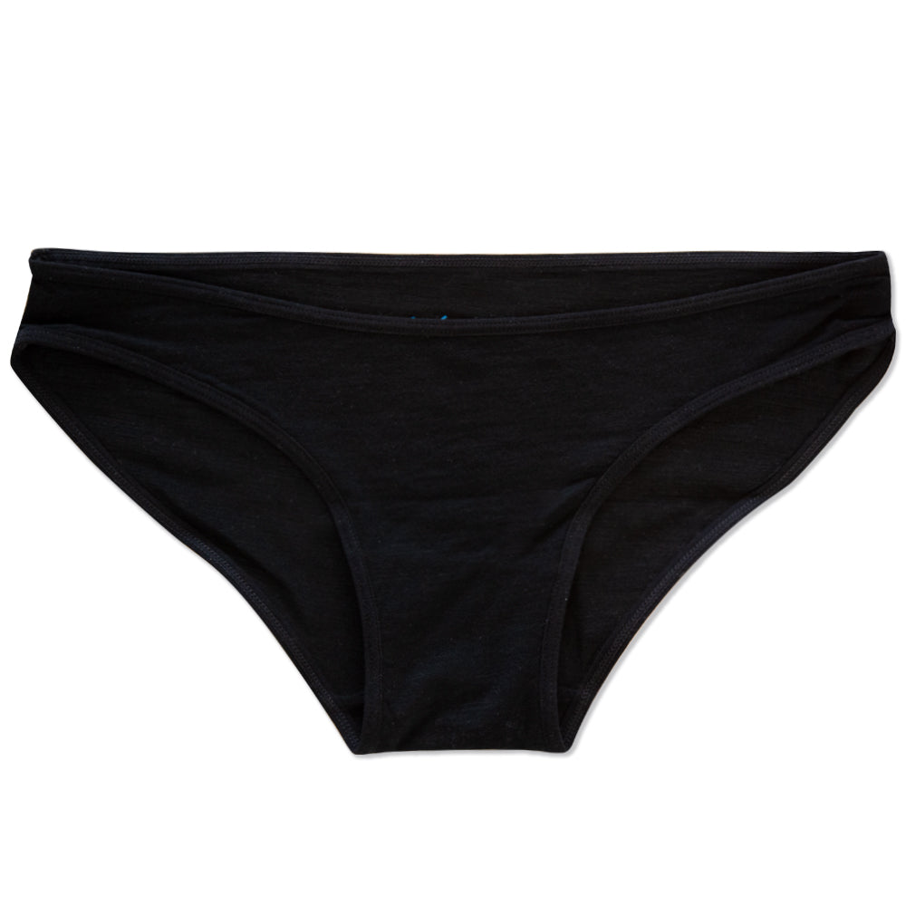 Women's Odour Blocking Merino Wool Bikini Brief Underwear - Medium