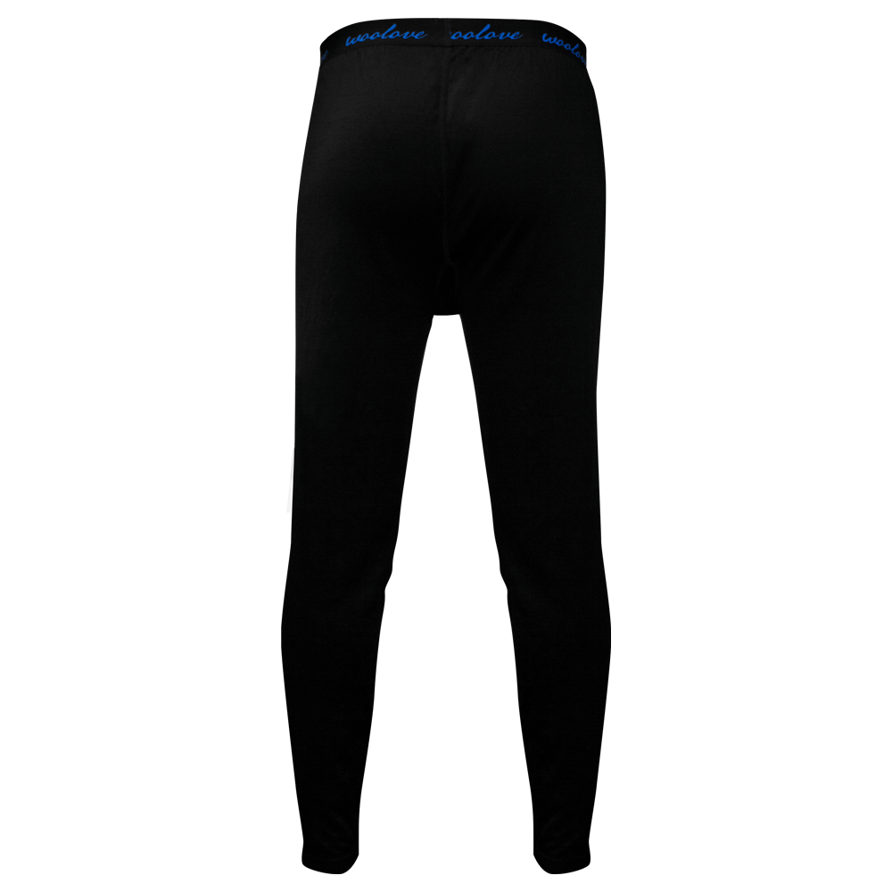 Men s 100 Merino Wool Long Underwear Base Layer Leggings 190 GSM Midweight Medium