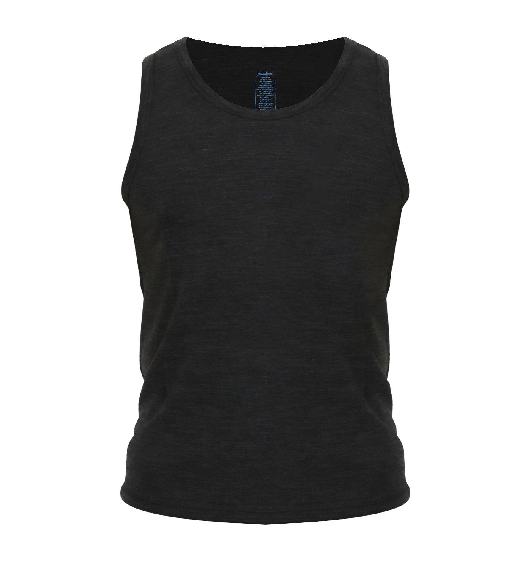 Men's Merino Wool Tank Top with Crew Neck - Woolove Apparel