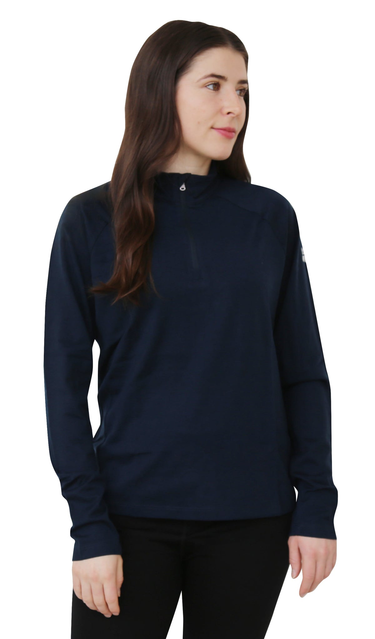 NorthWool Women's 100% Merino Wool 1/4 Zip Baselayer Pullover Sweater - Woolove Apparel